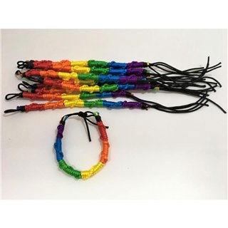 LGBT+ Pride Bracelet/Braid - 8412345036590 - Teknashop Ltd