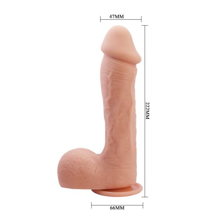 Johnson Relistic Dildo with Suction Cup Flesh - BW-008040NR - Teknashop Ltd