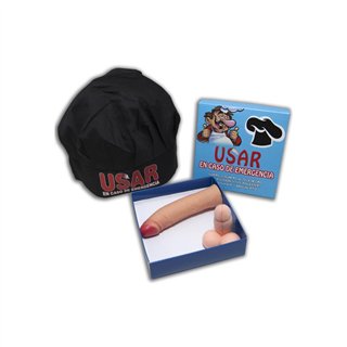 Black Chef Hat Box Set, Brooch and Stimulator - 8412345045929 - Teknashop Ltd