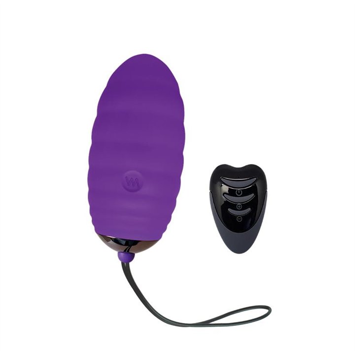 Vibrating Egg with Remote Control Ocean Breeze 2.0 Purple - AL-40803 - Teknashop Ltd
