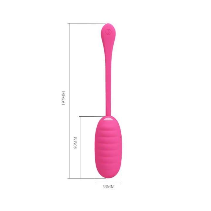 Kirk Vibrating Egg with Movil APP Silicone USB - BI-014654HP - Teknashop Ltd