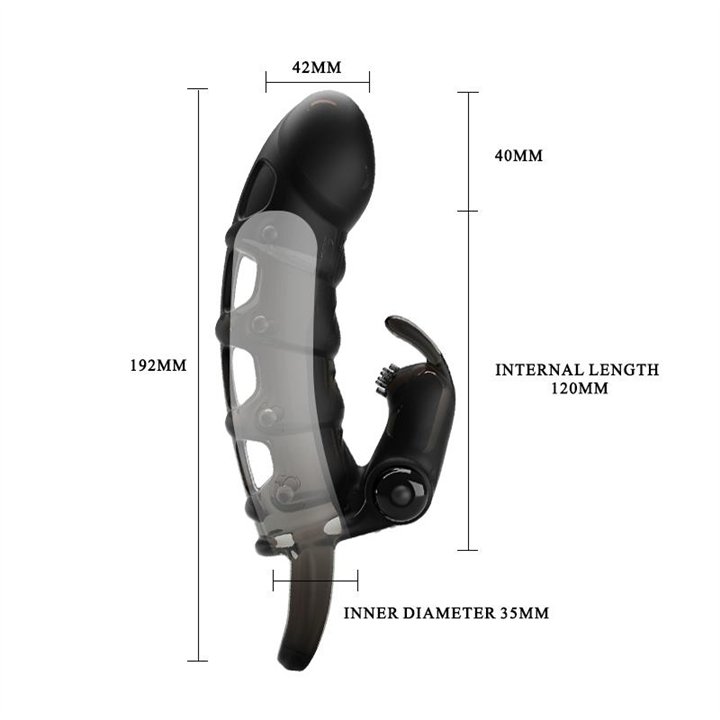 Cuper Penis Sleeve with Vibration - BI-026239 - Teknashop Ltd