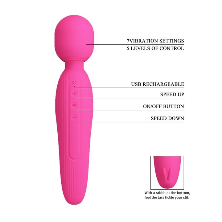 Curtis Massager with Clitoris Stimulator - BW-055014-1 - Teknashop Ltd