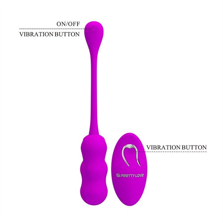 Leshy Vibrating Egg with Remote Control USB - BI-014868W - Teknashop Ltd
