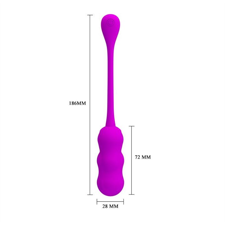 Leshy Vibrating Egg with Remote Control USB - BI-014868W - Teknashop Ltd