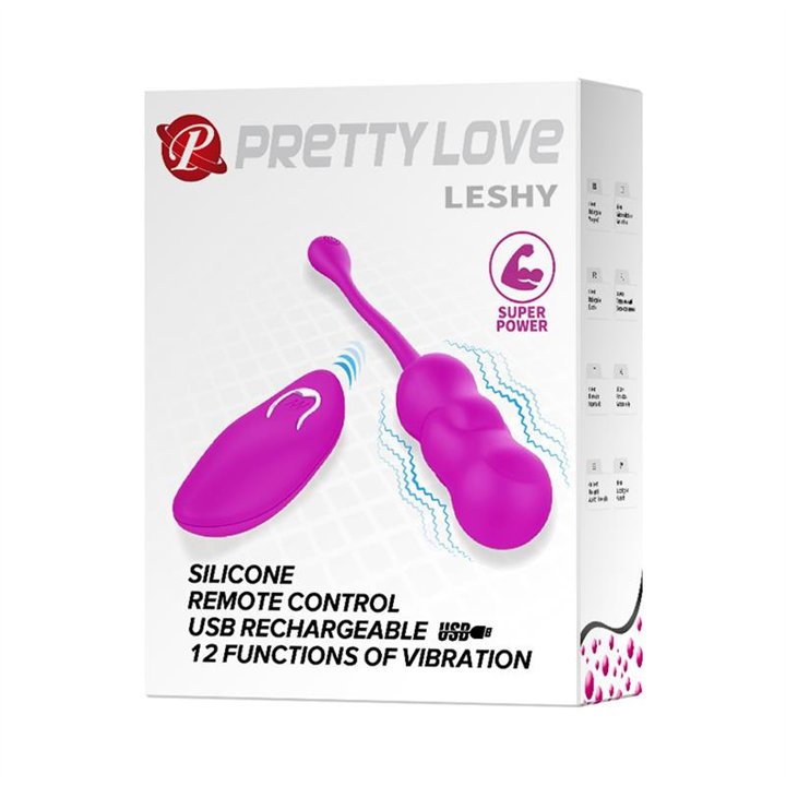 Leshy Vibrating Egg with Remote Control USB - BI-014868W - Teknashop Ltd