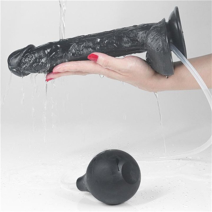 Dildo Squirting 11 Black - LO-LV116026 - Teknashop Ltd