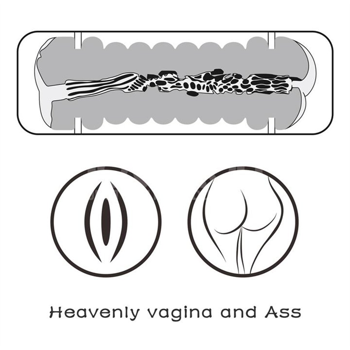 Male Masturbator Virgin-skin Vagina and Anus - LO-LV250017 - Teknashop Ltd