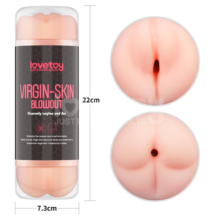 Male Masturbator Virgin-skin Vagina and Anus - LO-LV250017 - Teknashop Ltd