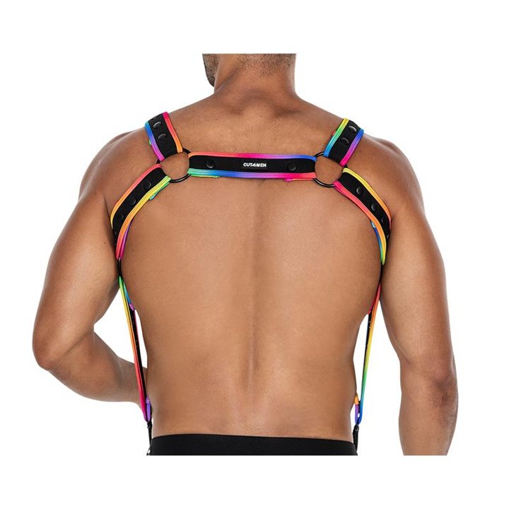 H4RNESS05 Chest Harness Neon MultiColor One size - 3701705100107 - Teknashop Ltd
