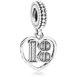 PANDORA JEWELRY Mod. 18TH CELEBRATION DANGLE CHARM - WW.797262CZ - Teknashop Ltd