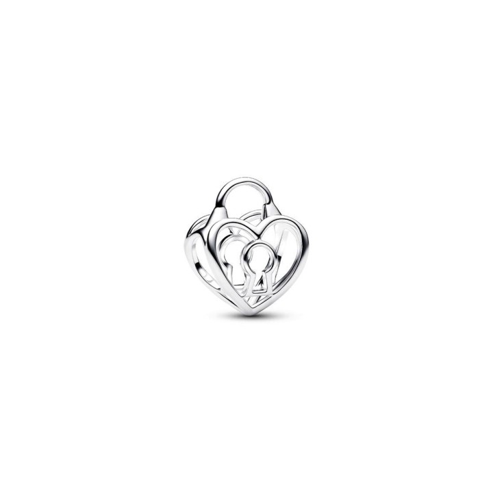 PANDORA JEWELRY Mod. OPENWORK HEART PADLOCK CHARM - WW.794358C00 - Teknashop Ltd