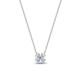 PANDORA JEWELRY Mod. SPARKLING LUCKY CLOVER PENDANT NECKLACE - WW.394502C01-45 - Teknashop Ltd