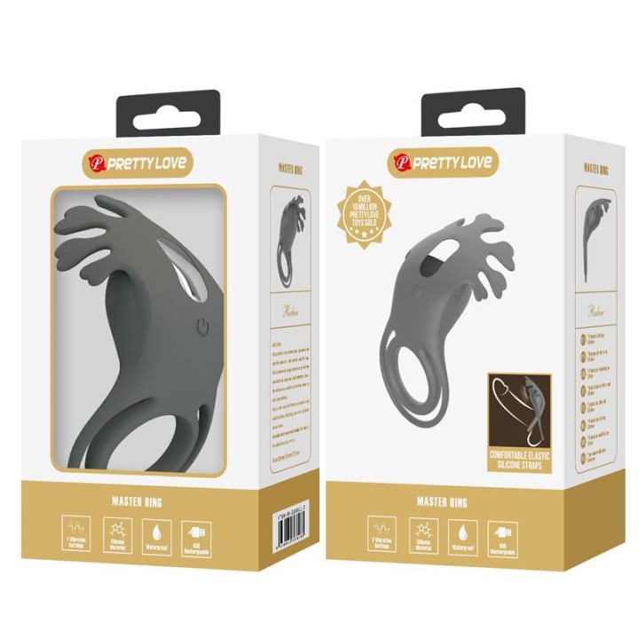 Ruben Vibrating Double Cock Ring - BI-210311-2 - Teknashop Ltd