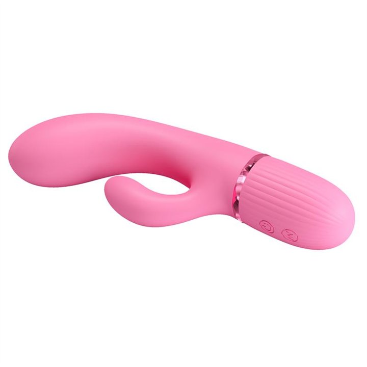 Marski Vibrator with Rabbit G Spot Pink - BW-500059 - Teknashop Ltd