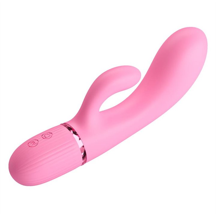 Marski Vibrator with Rabbit G Spot Pink - BW-500059 - Teknashop Ltd