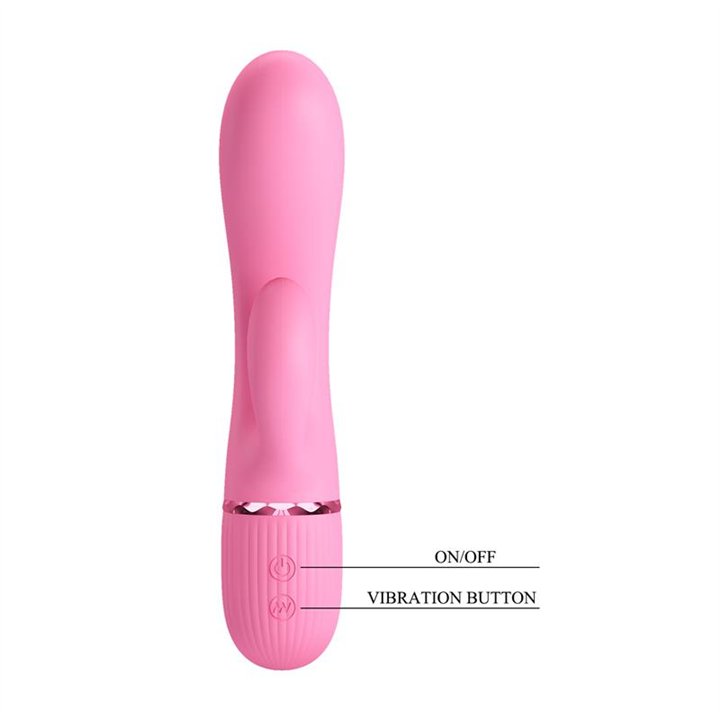 Marski Vibrator with Rabbit G Spot Pink - BW-500059 - Teknashop Ltd