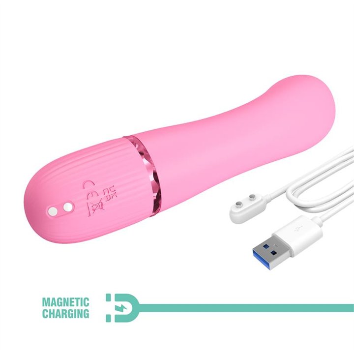 Marski Vibrator with Rabbit G Spot Pink - BW-500059 - Teknashop Ltd