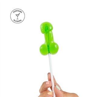 Penis Shaped Lollipop Caipirinha Flavor with Alcohol - F1732 - Teknashop Ltd