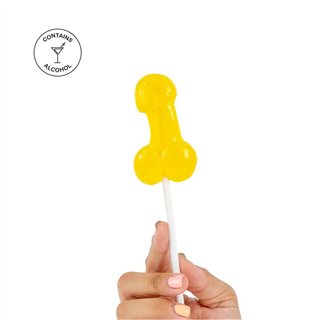 Penis Shaped Lollipop Piña Colada Flavor with Alcohol - F1728 - Teknashop Ltd