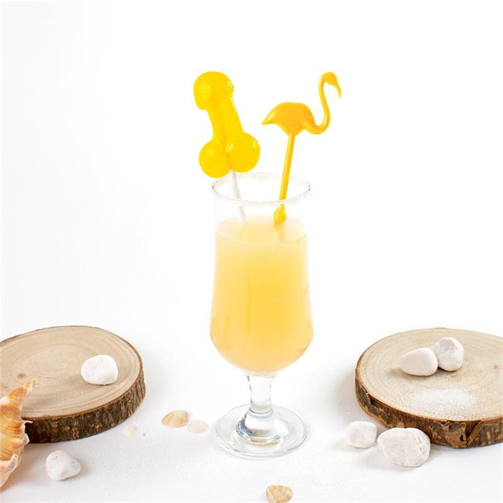 Penis Shaped Lollipop Piña Colada Flavor with Alcohol - F1728 - Teknashop Ltd