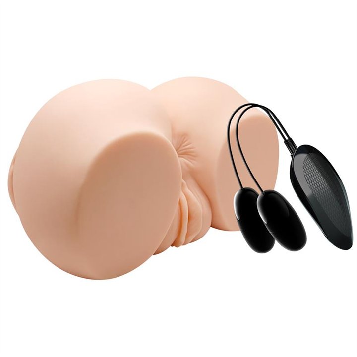 Vibrating Vagina and Ass Masturbator - BM-009039Z-1 - Teknashop Ltd