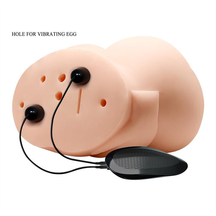 Vibrating Vagina and Ass Masturbator - BM-009039Z-1 - Teknashop Ltd