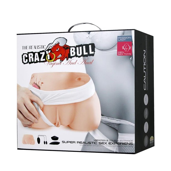 Vibrating Vagina and Ass Masturbator - BM-009039Z-1 - Teknashop Ltd