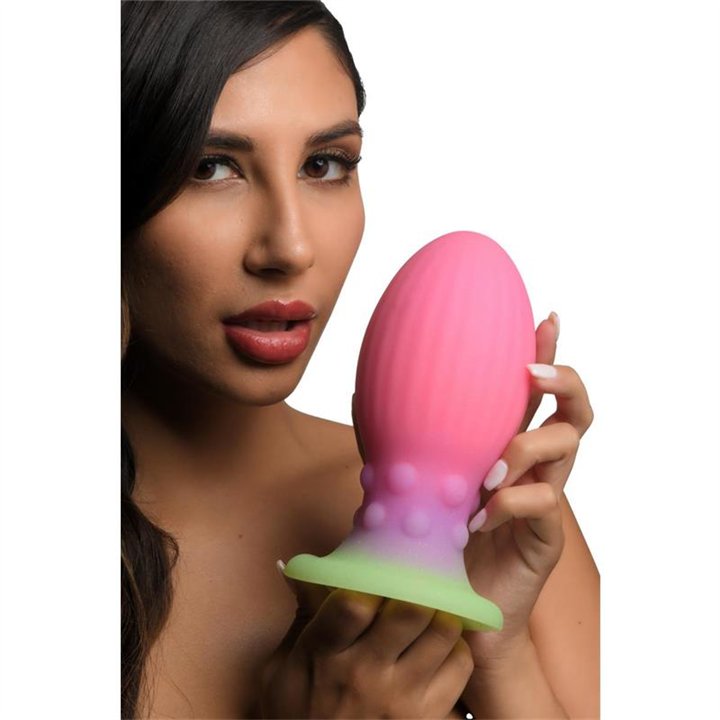 Glow-In-The-Dark Silicone Xeno Egg XL 6.9 - 848518049070 - Teknashop Ltd