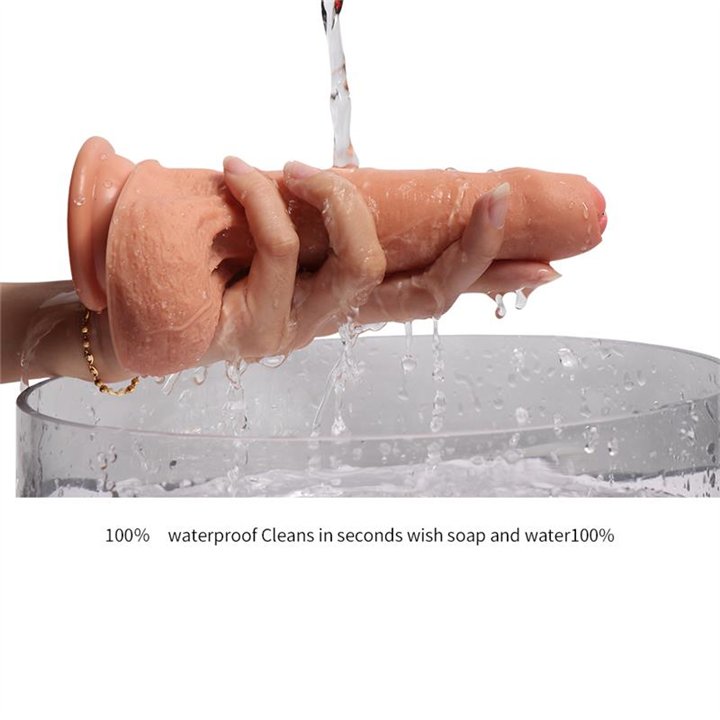 Dual Layer Silicone Dildo Azazel 18 cm - SQ-WBD10010 - Teknashop Ltd