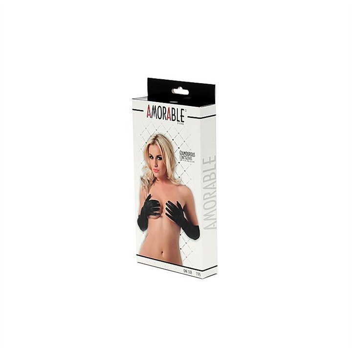 Long Gloves Black One Size - R1195 - Teknashop Ltd