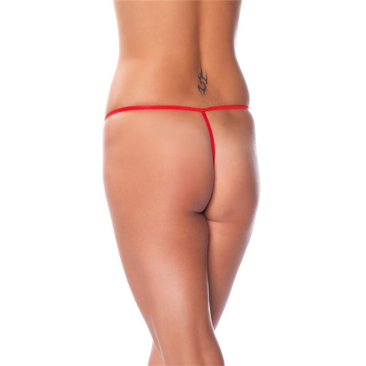 G-String Red One Size - R1333 - Teknashop Ltd
