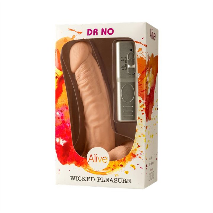 Dildo with Vibration Dr No - A-21037 - Teknashop Ltd