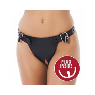 Chastity Briefs with Anal Plug - R7243.4 - Teknashop Ltd