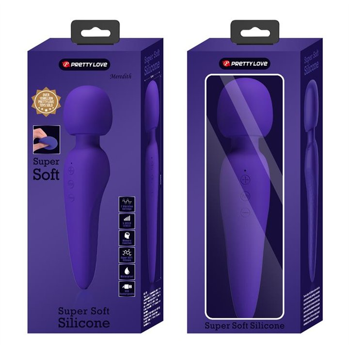 Meredith Massager Wand Violet - BI-014668-3 - Teknashop Ltd