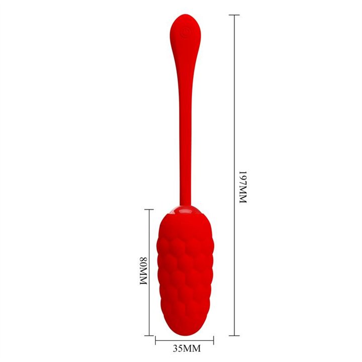 Marina Vibrating Egg Red - BI-014708-2 - Teknashop Ltd