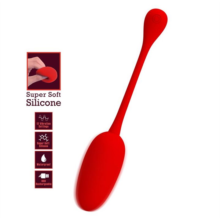 Knucker Vibrating Egg Red - BI-014786-2 - Teknashop Ltd
