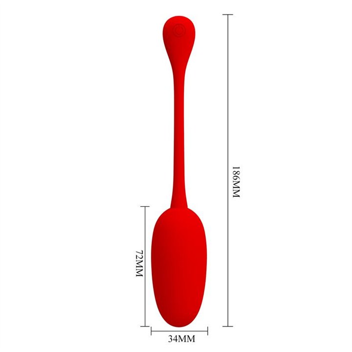 Knucker Vibrating Egg Red - BI-014786-2 - Teknashop Ltd