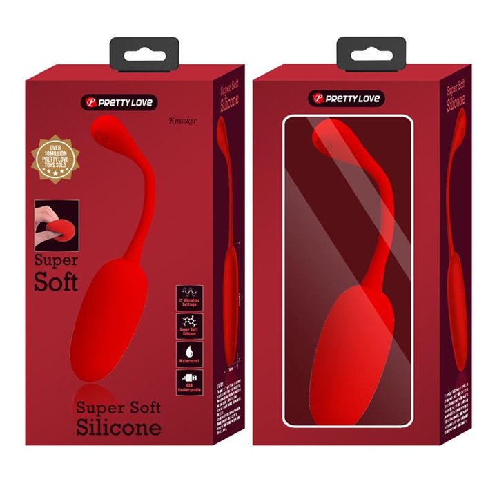 Knucker Vibrating Egg Red - BI-014786-2 - Teknashop Ltd