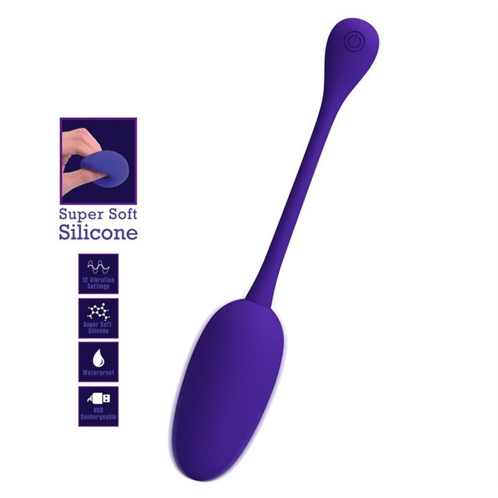 Knucker Vibrating Egg Purple - BI-014786-3 - Teknashop Ltd