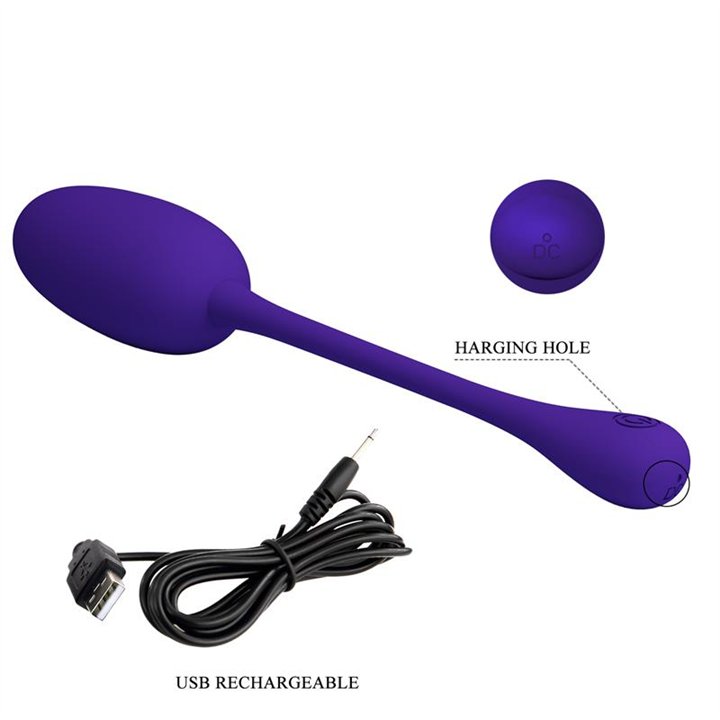 Knucker Vibrating Egg Purple - BI-014786-3 - Teknashop Ltd