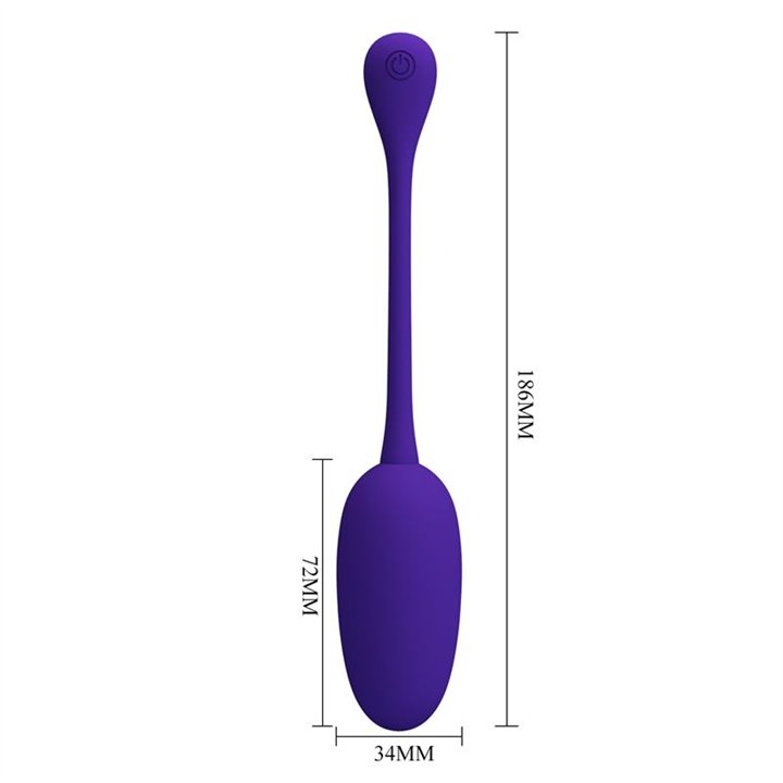 Knucker Vibrating Egg Purple - BI-014786-3 - Teknashop Ltd