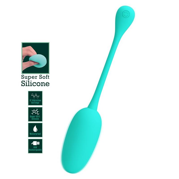 Knucker Vibrating Egg Green - BI-014786-4 - Teknashop Ltd