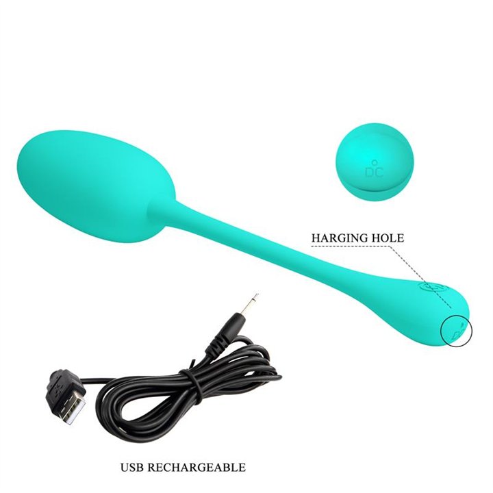 Knucker Vibrating Egg Green - BI-014786-4 - Teknashop Ltd