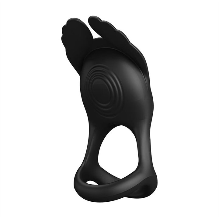 Silas Vibrating Penis Ring Black - BI-210318 - Teknashop Ltd