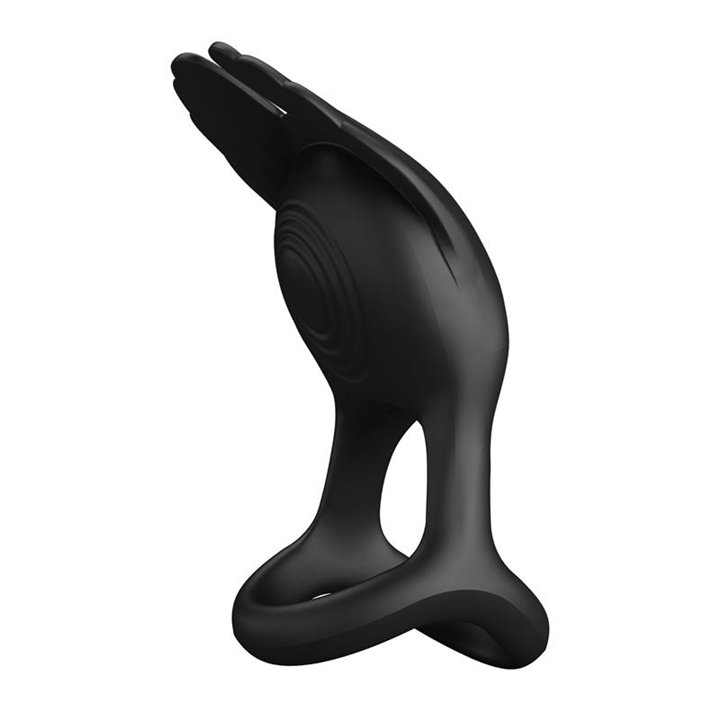 Silas Vibrating Penis Ring Black - BI-210318 - Teknashop Ltd