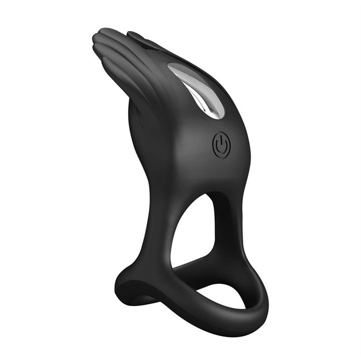 Silas Vibrating Penis Ring Black - BI-210318 - Teknashop Ltd