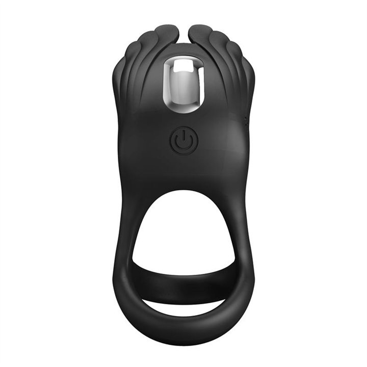 Silas Vibrating Penis Ring Black - BI-210318 - Teknashop Ltd