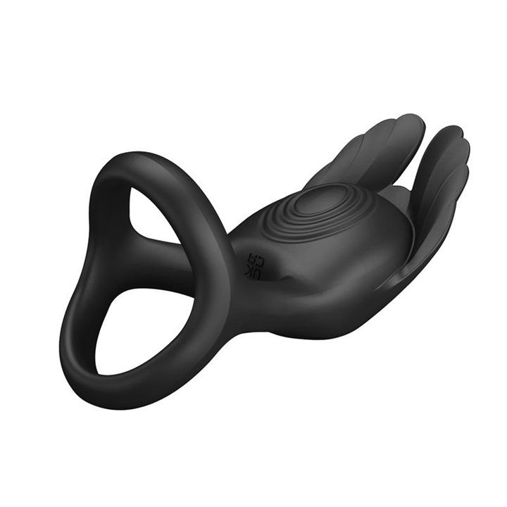 Silas Vibrating Penis Ring Black - BI-210318 - Teknashop Ltd