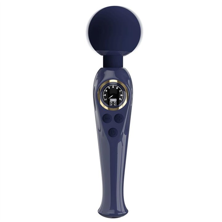 Skyler Massager Wand with Digital Screen Blue - BW-055016LED-1 - Teknashop Ltd